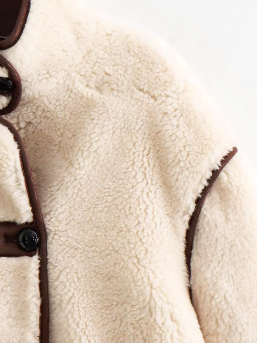 Loravi™ Contrast-Tie Short Pile Jacket