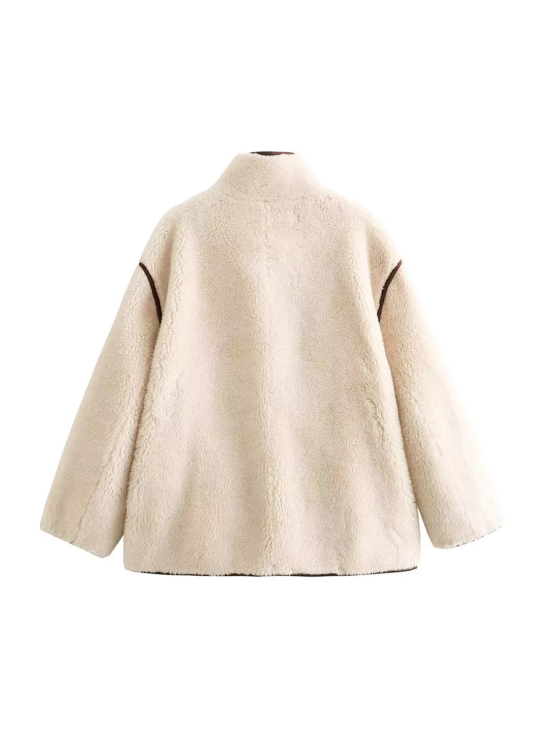 Loravi™ Contrast-Tie Short Pile Jacket