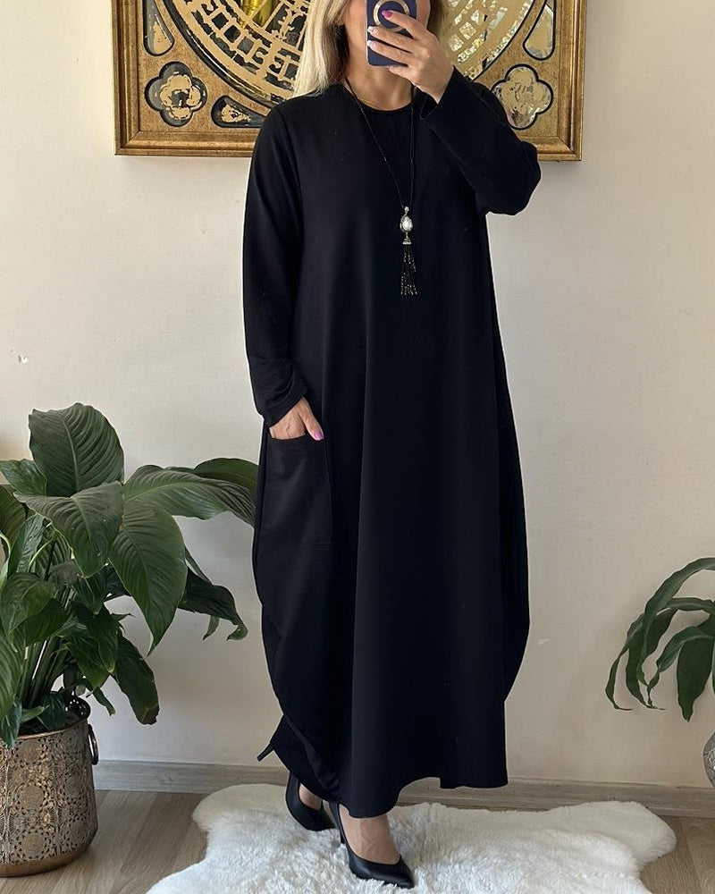 Serenity Luxe Maxi Dress – Effortless Comfort & Chic Style